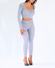 District Margherita Mazzei Leggings SH46 0023 - SanShopLuxury - 2024, Abbigliamento, Autunno/Inverno, District Margherita Mazzei, Donna, FW24, Grigio, Idoneo, L, Leggings, M, Outlet, S, XL, XS