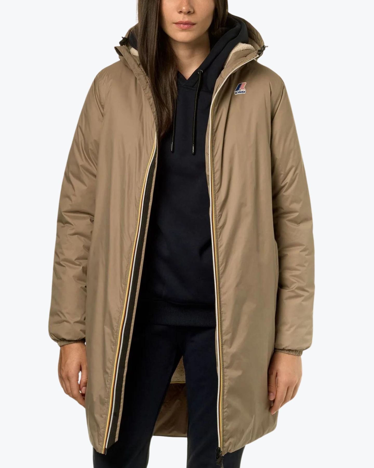 K-Way Giubbino K3114KW WG9 - SanShopLuxury - Abbigliamento, Autunno/Inverno, Beige, Carry Over, Donna, Giubbino, Idoneo, K-Way, Ultimo, UNISEX, Uomo, XL, XXL