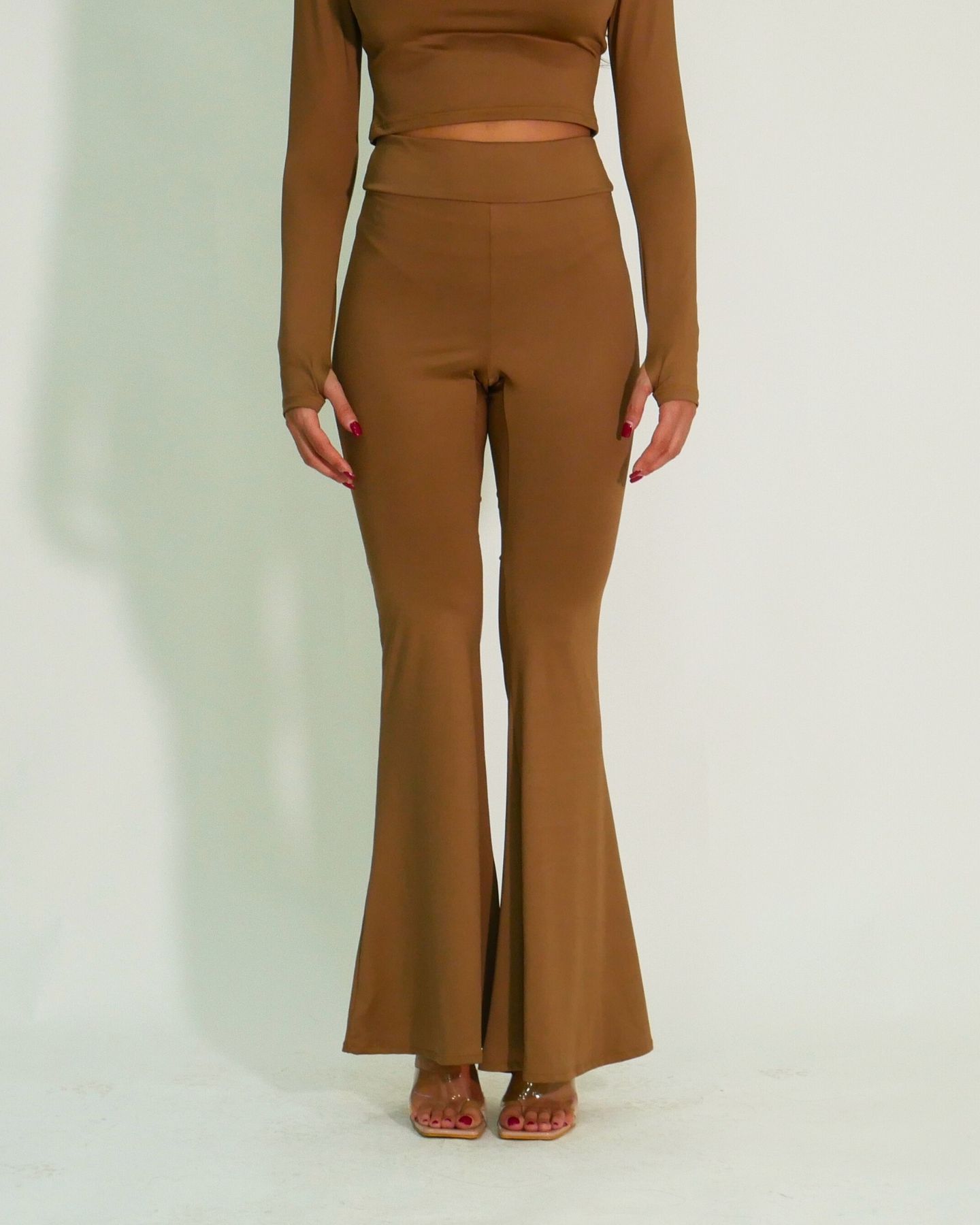 District Margherita Mazzei Pantalone ED75 2311 - SanShopLuxury - 2024, 40, 42, 44, 46, A Zampa, Abbigliamento, Autunno/Inverno, Beige, Cuoio, District Margherita Mazzei, Donna, FW24, Idoneo, Outlet, Pantalone