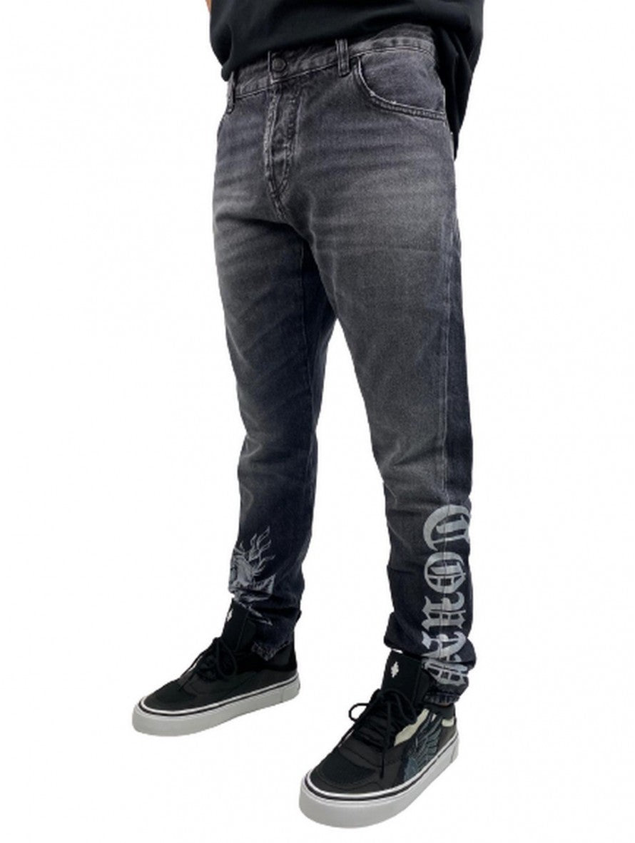 Marcelo Burlon Jeans CMYA009F18868139 - SanShopLuxury - -50%, 2018, 44, 46, 48, Abbigliamento, Autunno/Inverno, FW18, Grigio, Jeans, Marcelo Burlon, Outlet, Uomo