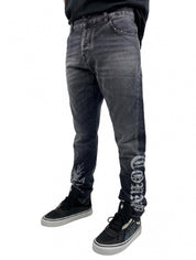 Marcelo Burlon Jeans CMYA009F18868139 - SanShopLuxury - -50%, 2018, 44, 46, 48, Abbigliamento, Autunno/Inverno, FW18, Grigio, Jeans, Marcelo Burlon, Outlet, Uomo