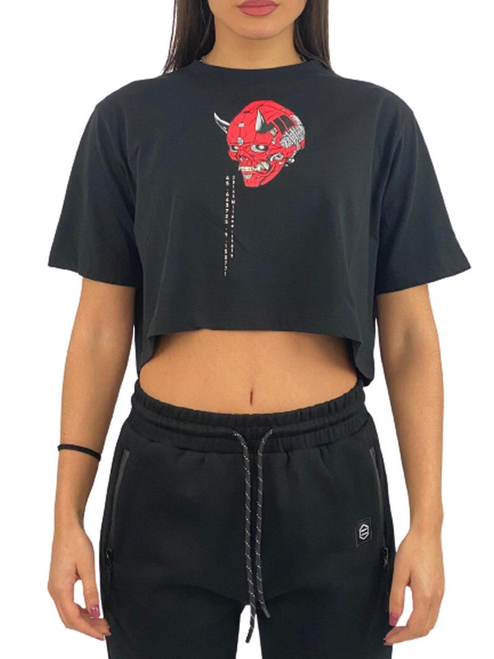 Dolly Noire T-Shirt TS431 - SanShopLuxury - -50%, 2020, Abbigliamento, Autunno/Inverno, Dolly Noire, Donna, FW20, L, M, Nero, Outlet, S, T-Shirt