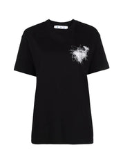 Off-White T-Shirt OWAA089F21JER0131001 - SanShopLuxury - -50%, 2021, Abbigliamento, Autunno/Inverno, Donna, FW21, L, Nero, Off-White, Outlet, T-Shirt, Ultimo