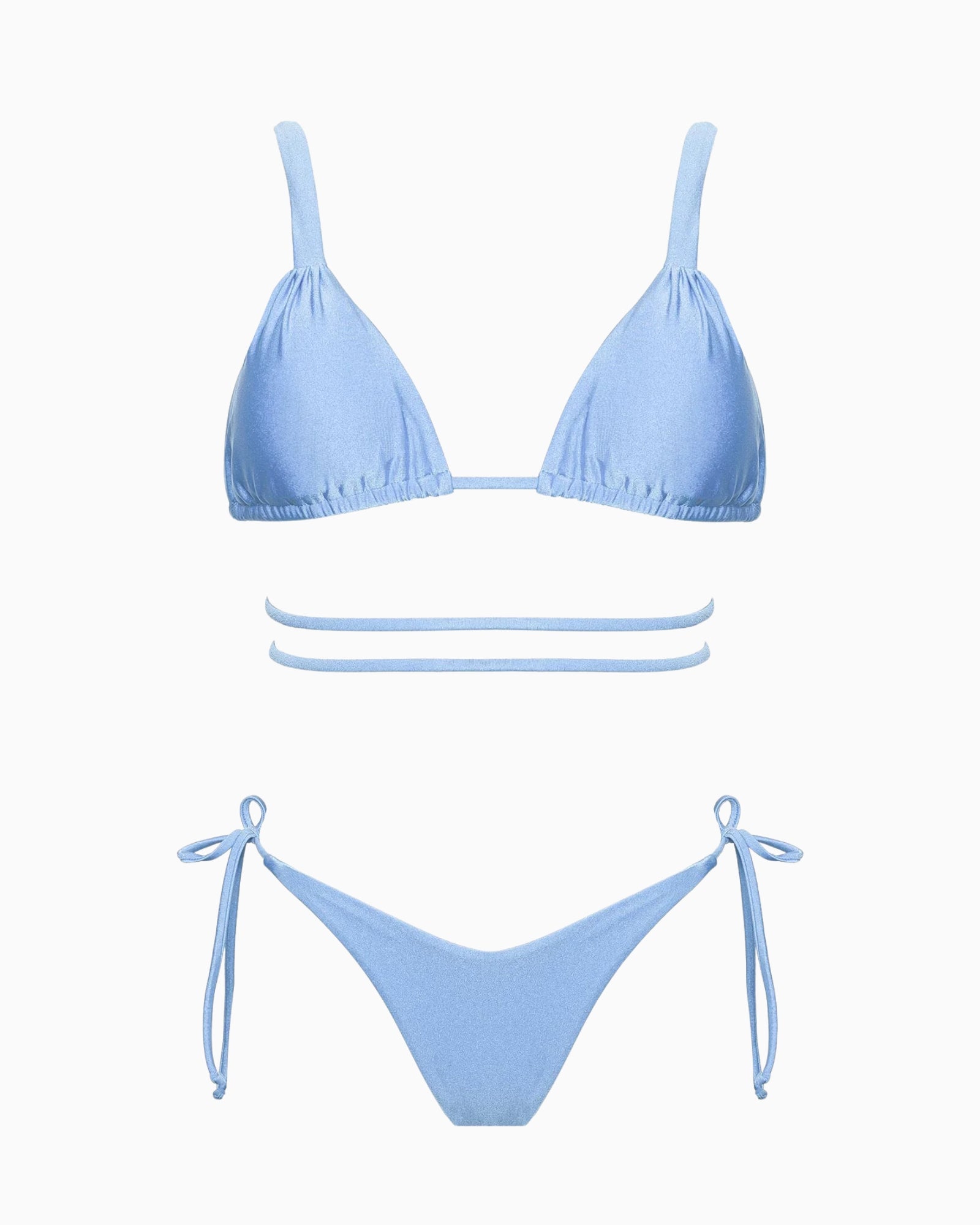 Island Coco Costume ZOE BRASILIANA LACCIO-BREEZE - SanShopLuxury - 2025, Abbigliamento, Beachwear, Bikini, Celeste, Costume, Donna, Idoneo, Island Coco, L, M, New, Primavera/Estate, S, SS25, Ultimo