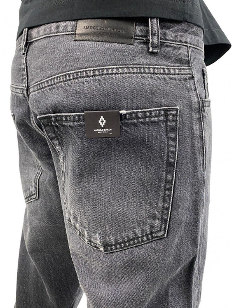 Marcelo Burlon Jeans CMYA009F18868139 - SanShopLuxury - -50%, 2018, 44, 46, 48, Abbigliamento, Autunno/Inverno, FW18, Grigio, Jeans, Marcelo Burlon, Outlet, Uomo