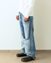 Gavensemble Jeans BAGGY140 - SanShopLuxury - 2024, 44, 46, 48, 50, 52, 54, Abbigliamento, Autunno/Inverno, Blu, Continuativo, FW24, Gavensemble, Idoneo, Jeans, Outlet, Primavera/Estate, Uomo