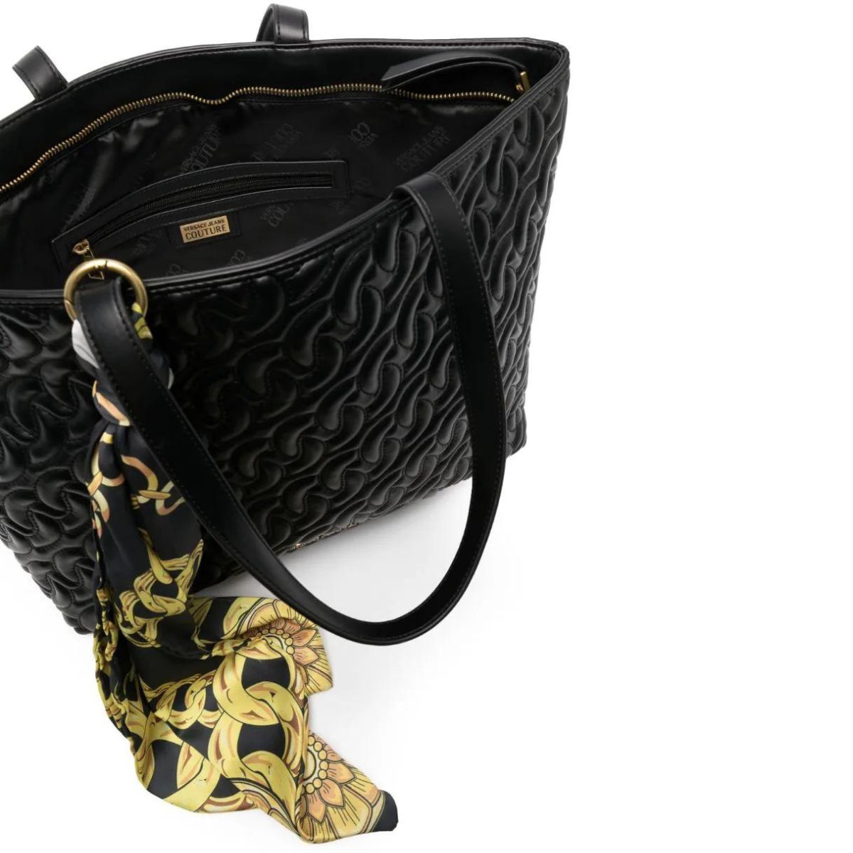 Versace Jeans Couture Borsa Da Spalla 75VA4BA9 ZS803 - SanShopLuxury - 2023, Autunno/Inverno, Borsa Da Spalla, Donna, FW23, Idoneo, Nero-Oro, Outlet, Shopping, Ultimo, Unica, Valigeria, Versace Jeans Couture