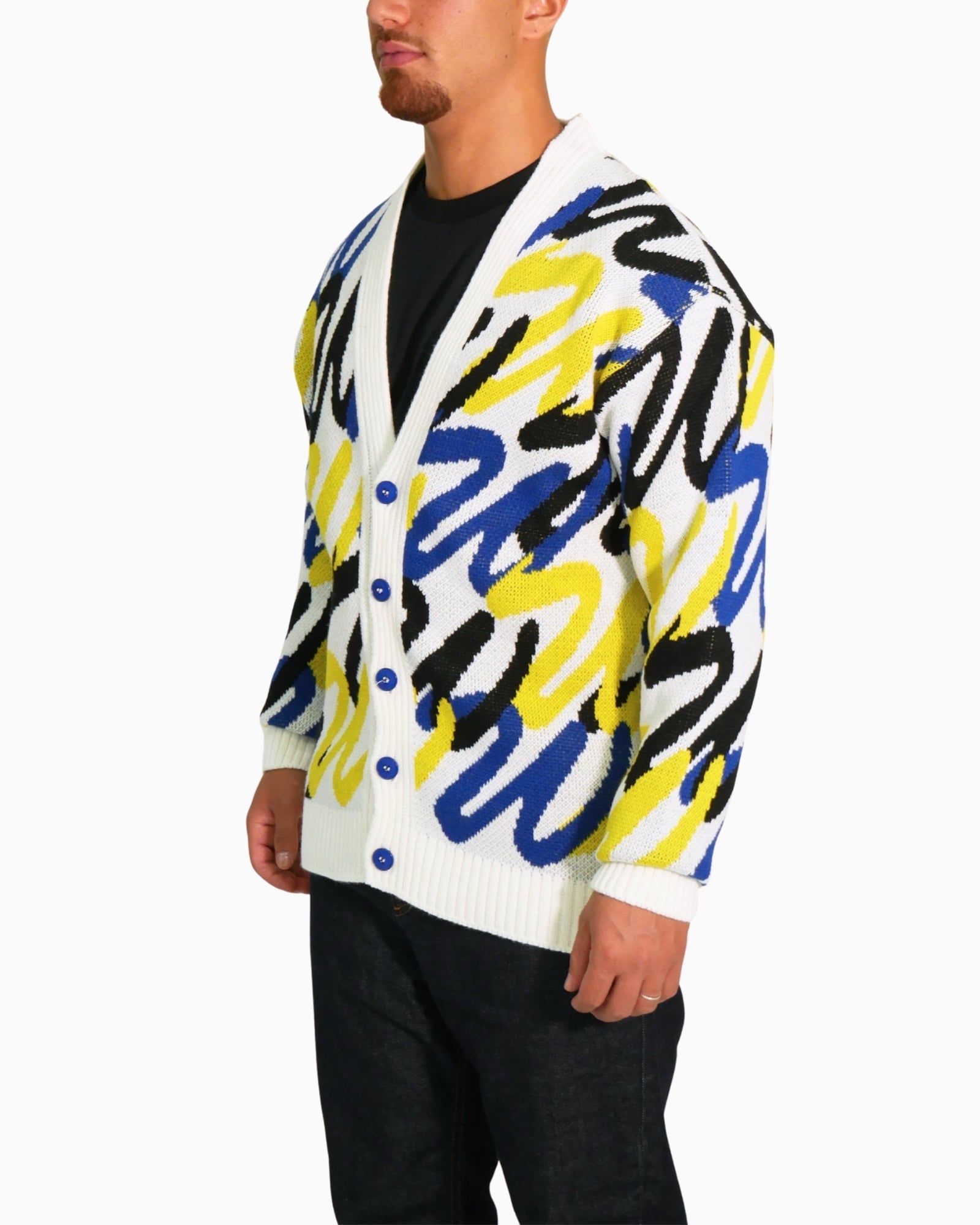 Inverno, Cardigan, FW25, Idoneo, L, M, Multicolore, New, Uomo, Why Not Brand, XL, XXL