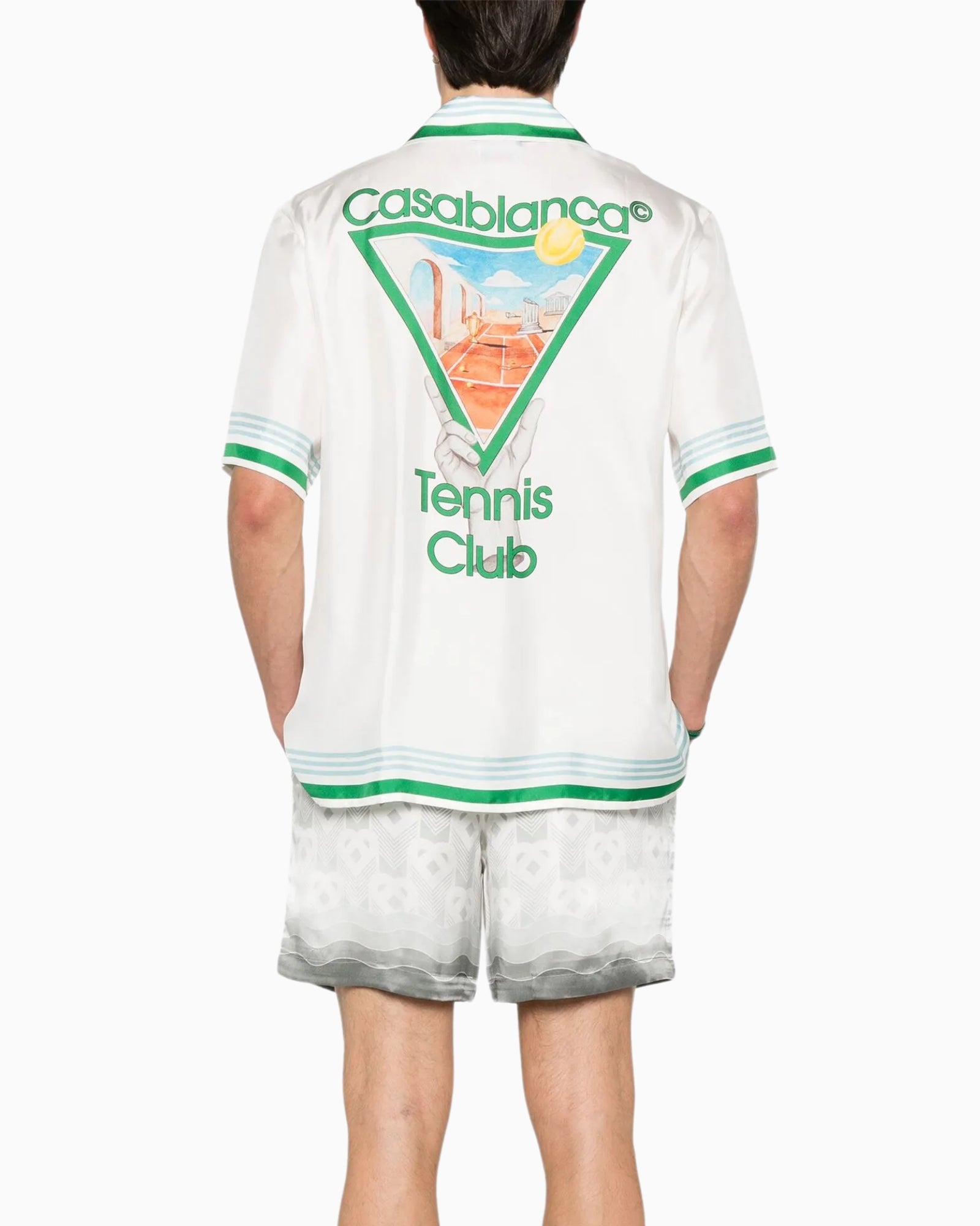 Casablanca Camicia UMPS25SH003 08 - SanShopLuxury - 2025, Abbigliamento, Bianco, Camicia, Casablanca, Idoneo, L, M, New, Primavera/Estate, S, SS25, Ultimo, Uomo, XL