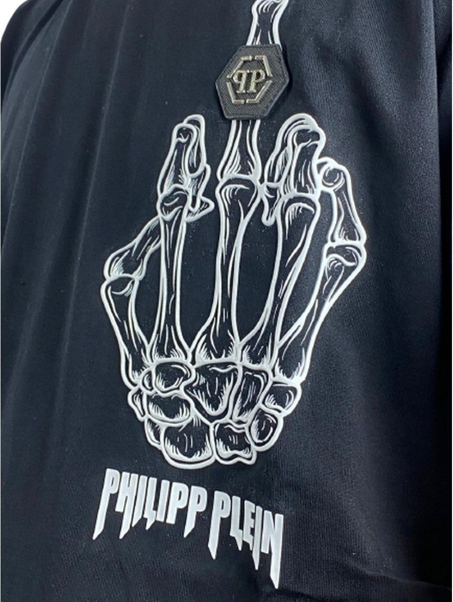 Philipp Plein T-Shirt CUTK0013/PJY002N02 - SanShopLuxury - -50%, 2020, Abbigliamento, Autunno/Inverno, FW20, M, Nero, Outlet, Philipp Plein, S, T-Shirt, Uomo, XL, XXL