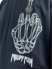Philipp Plein T-Shirt CUTK0013/PJY002N02 - SanShopLuxury - -50%, 2020, Abbigliamento, Autunno/Inverno, FW20, M, Nero, Outlet, Philipp Plein, S, T-Shirt, Uomo, XL, XXL