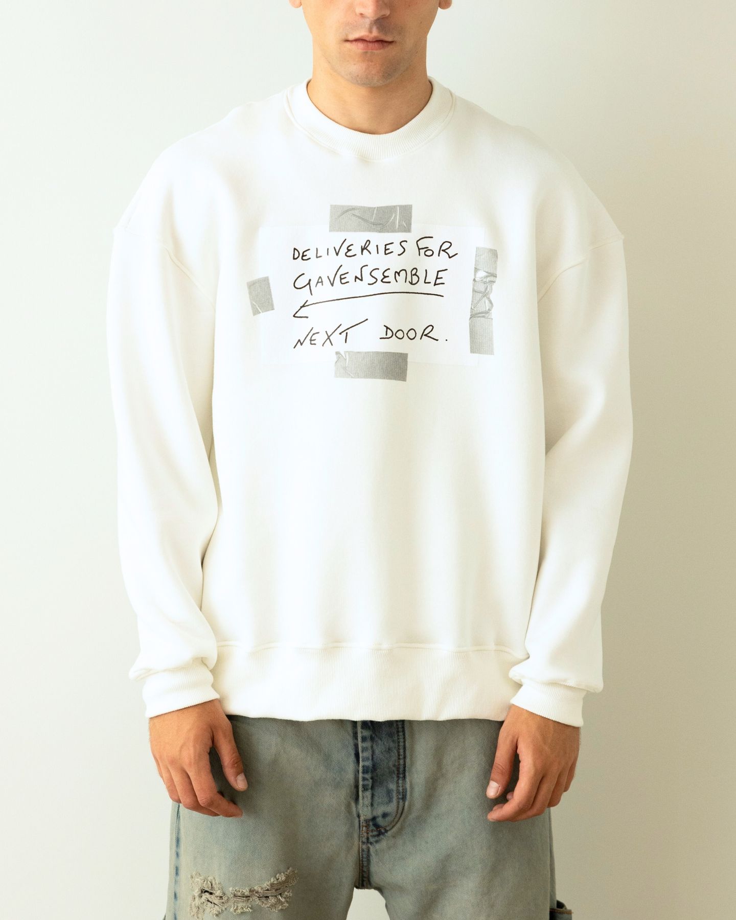 Inverno, Bianco, Felpa, FW24, Gavensemble, Idoneo, L, M, Outlet, S, Uomo, XL, XXL