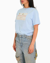 Donotconform T-Shirt W-TEE10-CL - SanShopLuxury - 2025, Abbigliamento, Celeste, Donna, Donotconform, Idoneo, L, M, New, Primavera/Estate, S, SS25, T-Shirt, XL, XS