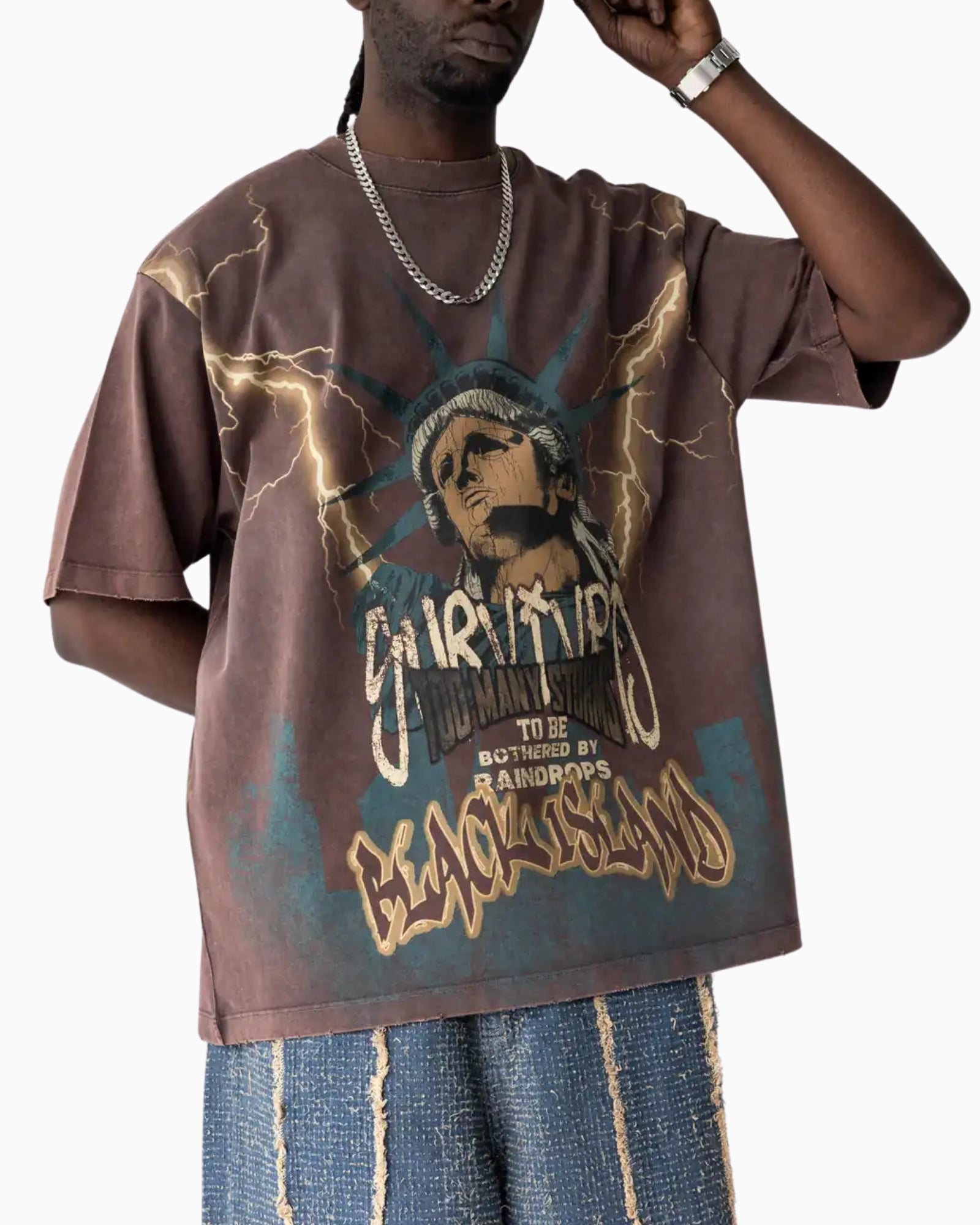 Black Island T-Shirt 2020/BROWN