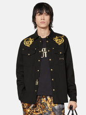 Versace Jeans Couture Camicie 71GAL095 CDW05 - SanShopLuxury - -50%, 2021, 48, 52, 54, Abbigliamento, Autunno/Inverno, Camicie, FW21, Nero, Outlet, Uomo, Versace Jeans Couture