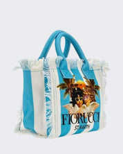 Mc2 Saint Barth Borsa a Mano COL0001-02931F - SanShopLuxury - Azzurro, Beachwear, Borsa a Mano, Borsa da spiaggia, Carry Over, Donna, Mc2 Saint Barth, New, Primavera/Estate, Stellato, Unica, Valigeria
