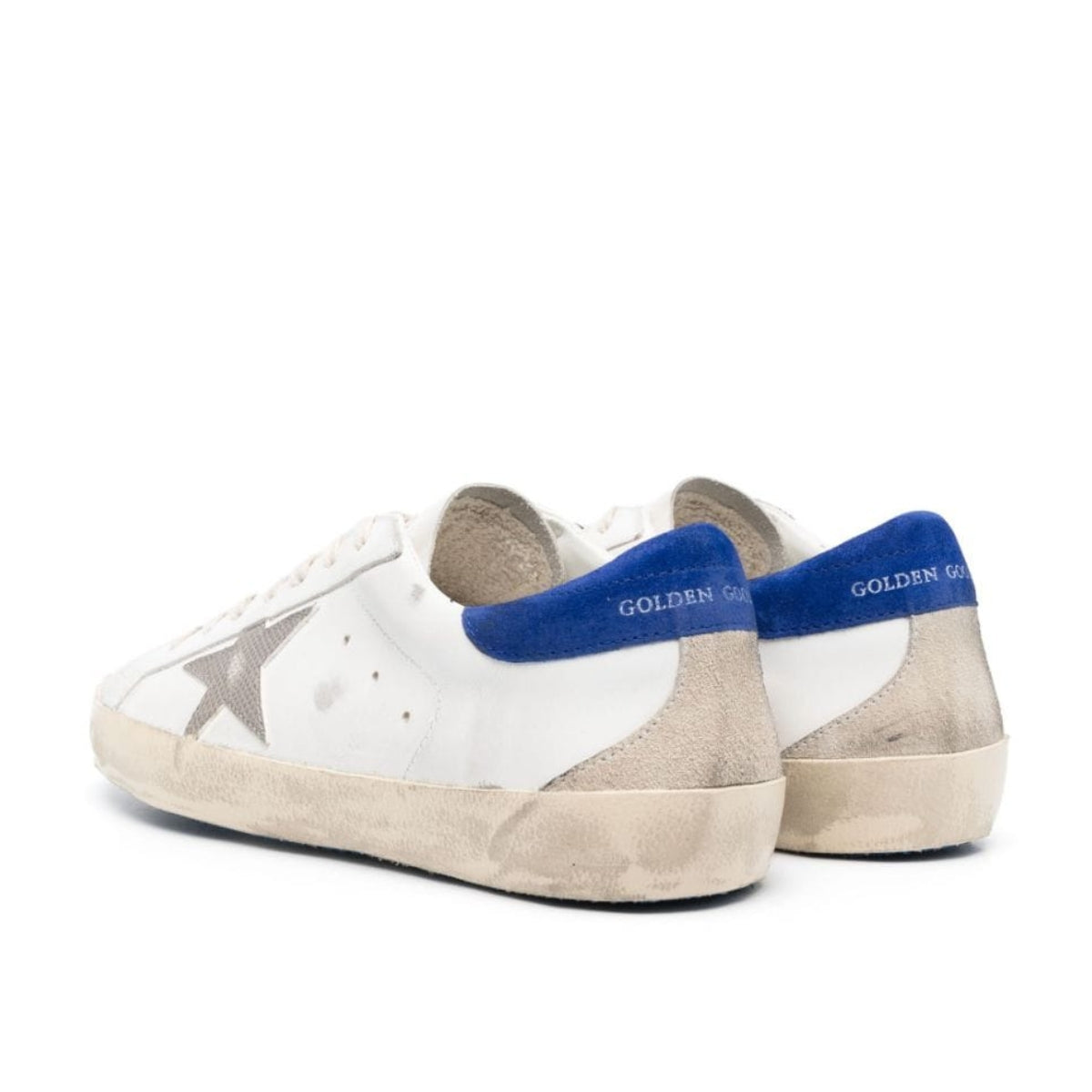 Golden Goose Sneakers GMF00102/F00479711554 - SanShopLuxury - 40, 41, 42, 43, 44, Autunno/Inverno, Bianco, Bianco-Blu, Calzature, Carry Over, Continuativo, Golden Goose, New, Primavera/Estate, Sneakers, Stellato, Ultimo, Uomo