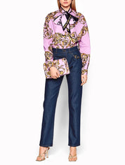 Versace Jeans Couture Camicie 72HAL2A7 - SanShopLuxury - 2022, 38, Abbigliamento, Camicie, Donna, Outlet, Primavera/Estate, Rosa, SS22, Ultimo, Versace Jeans Couture