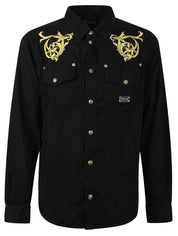 Versace Jeans Couture Camicie 71GAL095 CDW05 - SanShopLuxury - -50%, 2021, 48, 52, 54, Abbigliamento, Autunno/Inverno, Camicie, FW21, Nero, Outlet, Uomo, Versace Jeans Couture