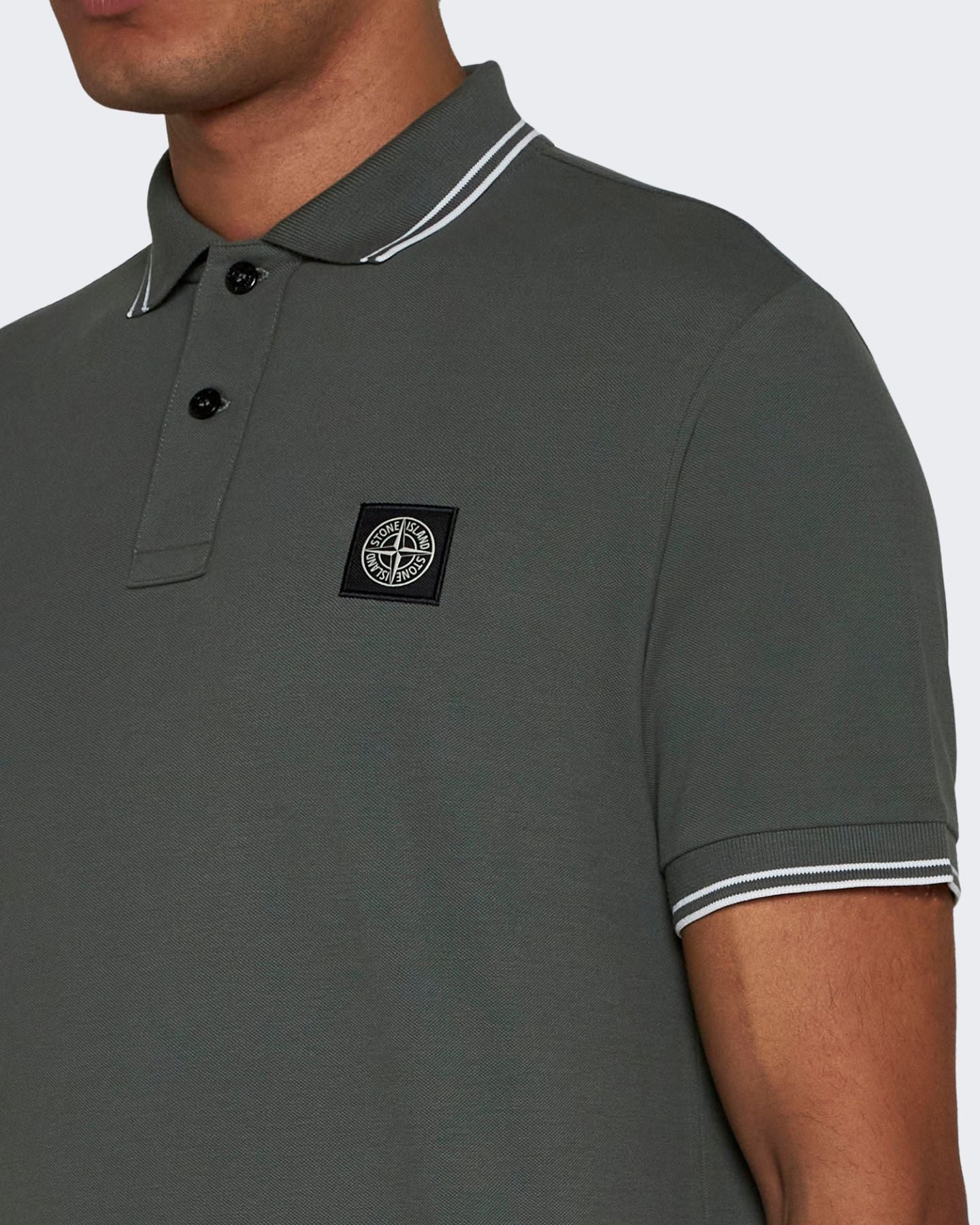 Estate, S, SS24, Stellato, Stone Island, T-Shirt Polo, Uomo, Verde, Verde Stone, XXL