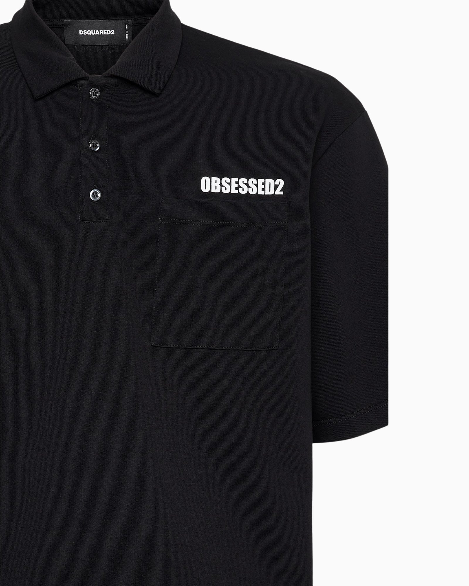 Dsquared2 T-Shirt Polo S71GL0056/D20033900 - SanShopLuxury - 2025, Abbigliamento, Autunno/Inverno, Dsquared2, FW25, Idoneo, L, M, Nero, New, T-Shirt Polo, Uomo, XL, XXL, XXXL