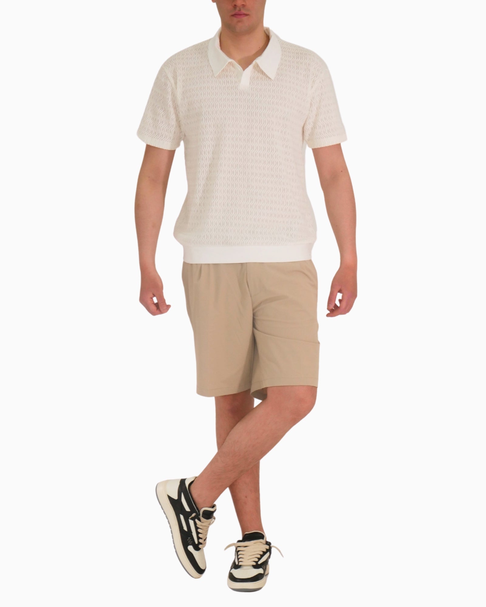 Brian Rush T-Shirt Polo FD203-MA330-PANNA