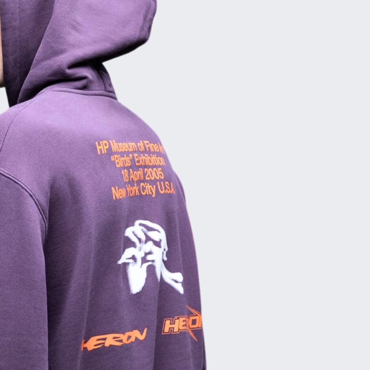 Heron Preston Felpa HMBB024F23JER005 - SanShopLuxury - 2023, Abbigliamento, Autunno/Inverno, Con Cappuccio, Felpa, FW23, Heron Preston, L, M, Outlet, S, Uomo, Viola, XL