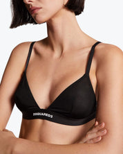 Dsquared2 Reggiseno D8R105740-010 - SanShopLuxury - 1°, 2°, 3°, 4°, 5°, Autunno/Inverno, Carry Over, Continuativo, Donna, Dsquared2, Idoneo, Intimo, Nero, New, Primavera/Estate, Reggiseno