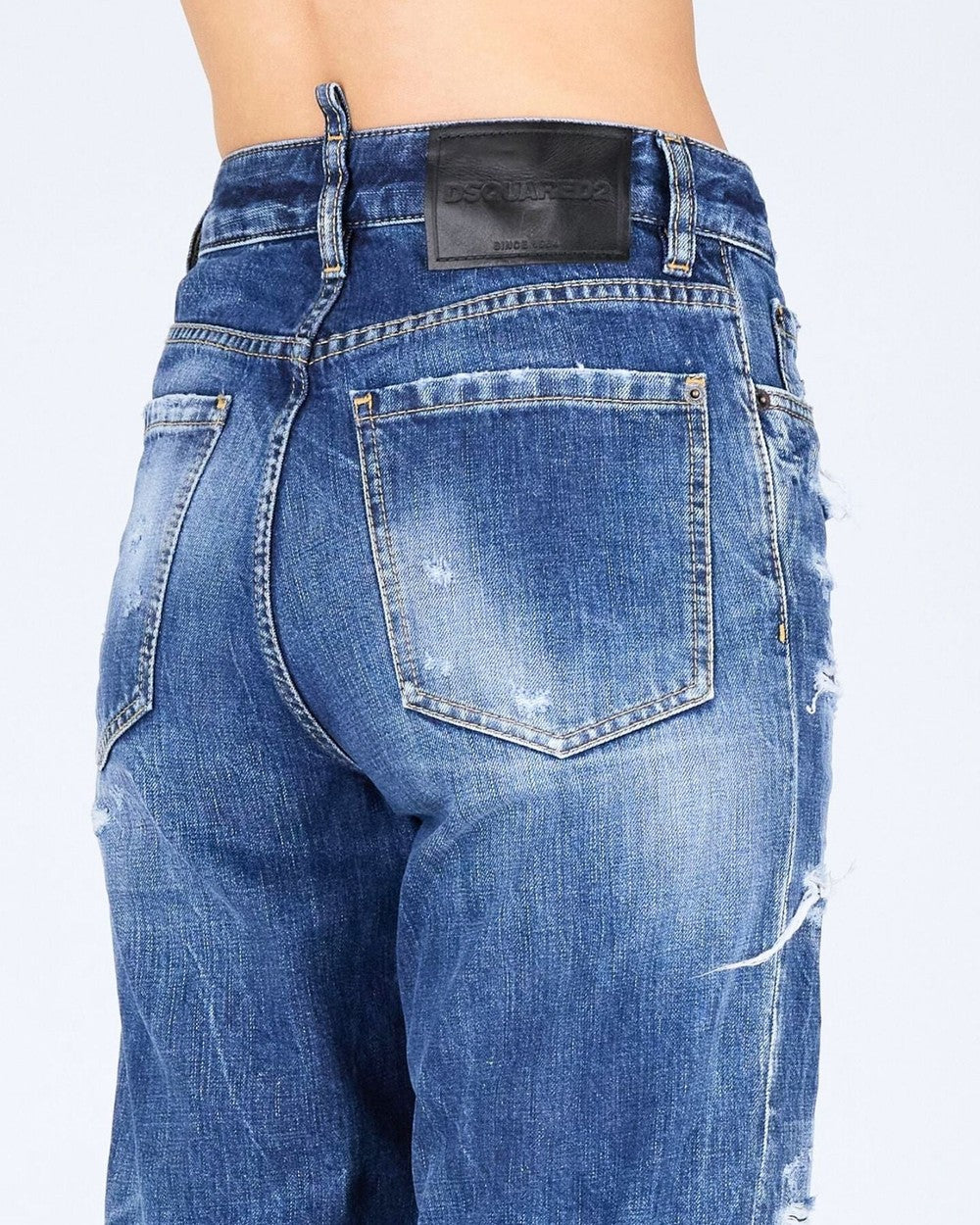 Dsquared2 Jeans S75LB0869/S30309470 - SanShopLuxury - 2024, 36, 38, 40, 42, 44, Abbigliamento, Blu, Donna, Dsquared2, Idoneo, Jeans, Outlet, Primavera/Estate, SS24
