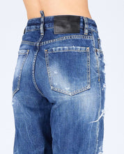 Dsquared2 Jeans S75LB0869/S30309470 - SanShopLuxury - 2024, 36, 38, 40, 42, 44, Abbigliamento, Blu, Donna, Dsquared2, Idoneo, Jeans, Outlet, Primavera/Estate, SS24