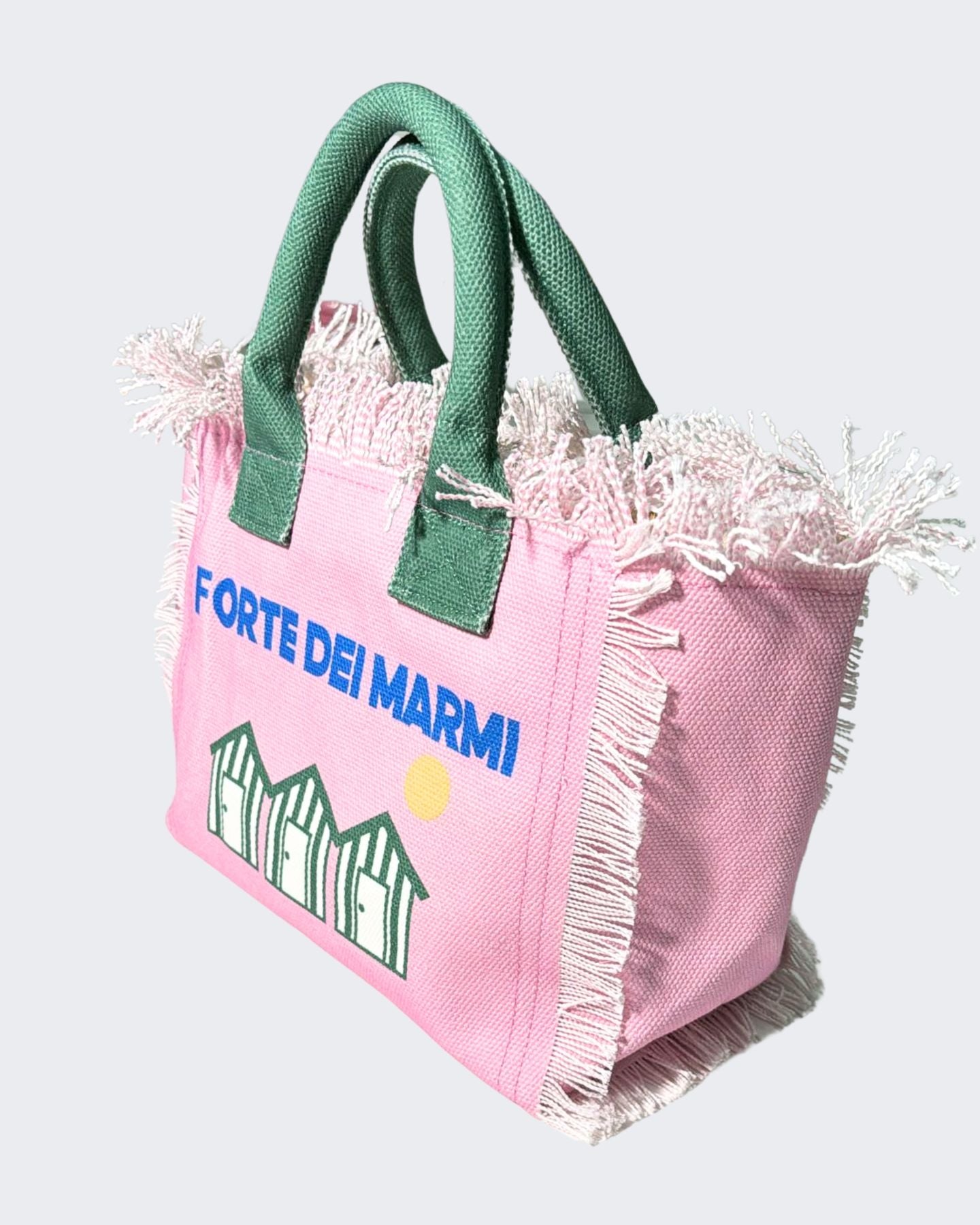 Mc2 Saint Barth Borsa a Mano COL0001-00748F - SanShopLuxury - Beachwear, Borsa a Mano, Borsa da spiaggia, Carry Over, Donna, Mc2 Saint Barth, New, Primavera/Estate, Rosa, Stellato, Unica, Valigeria