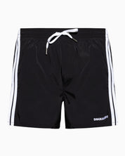 Dsquared2 Costume D7B646140-001 - SanShopLuxury - 2025, 46, 48, 50, 52, 54, Abbigliamento, Beachwear, Costume, Dsquared2, Idoneo, Nero, New, Pantaloncino, Primavera/Estate, SS25, Uomo