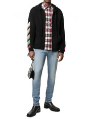 Off-White Jeans OMYA074R21DEN002 - SanShopLuxury - -50%, 2021, 45, 48, Abbigliamento, Autunno/Inverno, Azzurro, Blu, Continuativo, FW21, Jeans, Off-White, Outlet, Primavera/Estate, Turchese, Ultimo, Uomo