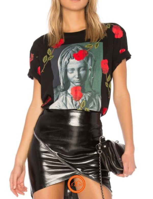 Inverno, Donna, FW17, Marcelo Burlon, Nero, Outlet, T-Shirt, Ultimo, XXS