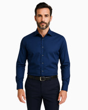 Sartoria Italiana Camicia 003-532-03 - SanShopLuxury - 2019, 39, 40, 41, 42, 43, 44, Abbigliamento, Autunno/Inverno, Blu, Camicia, Carry Over, Continuativo, Idoneo, New, Primavera/Estate, Sartoria Italiana, Uomo