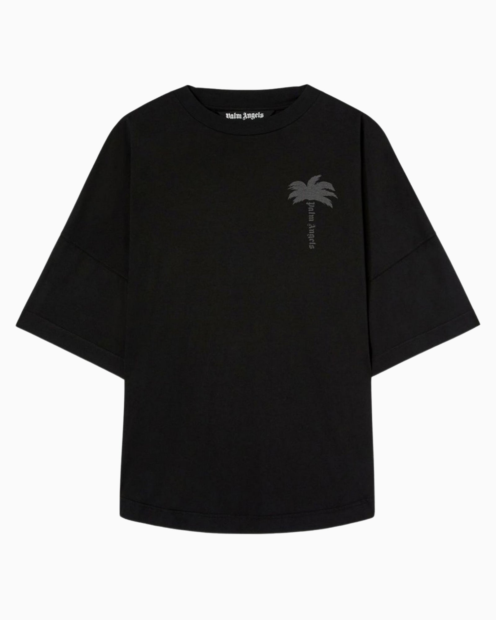 Palm Angels T-Shirt PMAA002S25JER004 1313 - SanShopLuxury - 2025, Abbigliamento, Idoneo, L, M, Nero, New, Palm Angels, Primavera/Estate, S, SS25, T-Shirt, Uomo, XL, XS, XXL