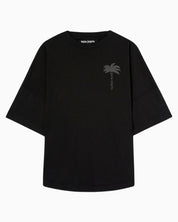 Palm Angels T-Shirt PMAA002S25JER004 1313 - SanShopLuxury - 2025, Abbigliamento, Idoneo, L, M, Nero, New, Palm Angels, Primavera/Estate, S, SS25, T-Shirt, Uomo, XL, XS, XXL