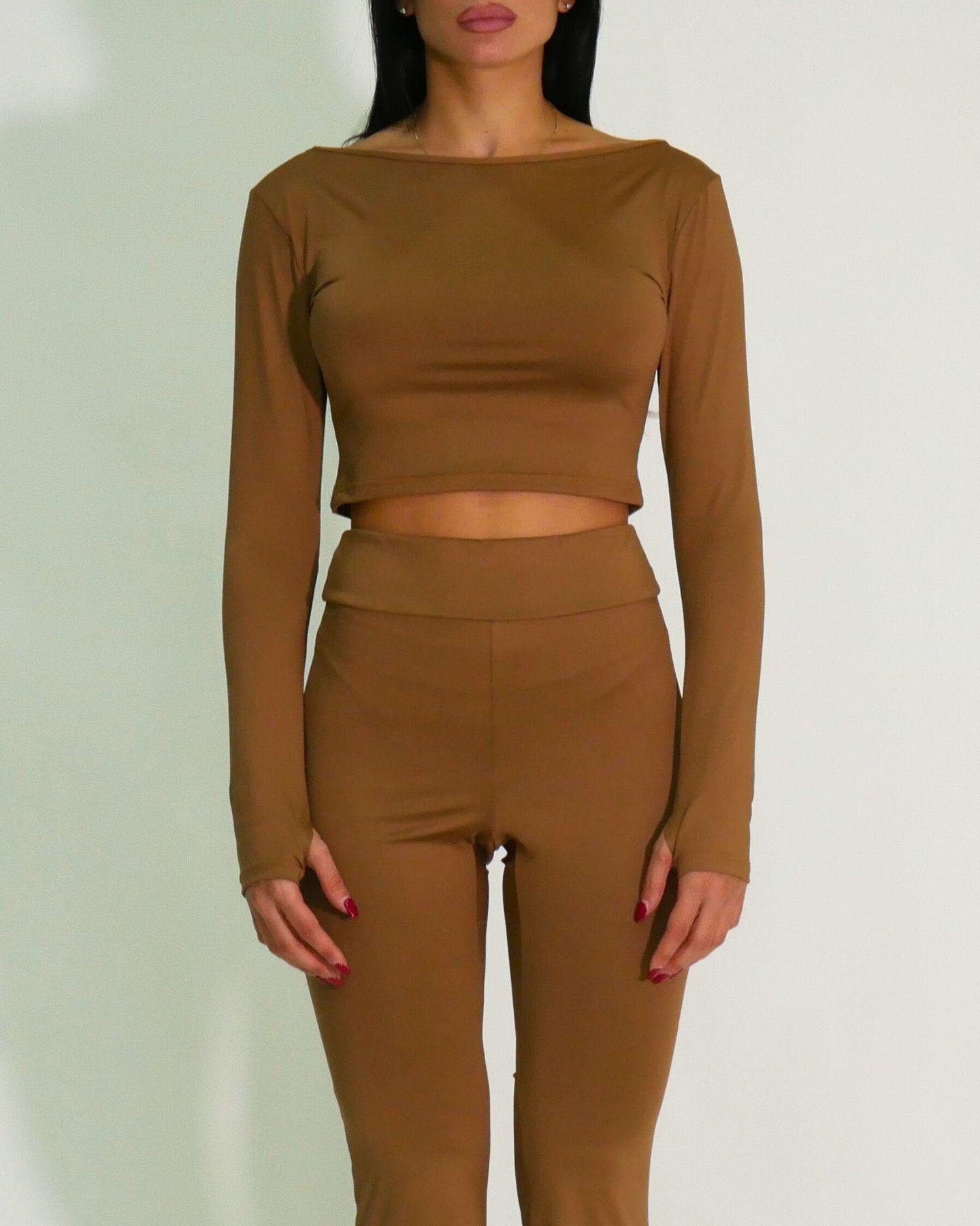 District Margherita Mazzei Top ED74 2311 - SanShopLuxury - 2024, 40, 42, 44, 46, Abbigliamento, Autunno/Inverno, Beige, Cuoio, District Margherita Mazzei, Donna, FW24, Idoneo, Outlet, Top