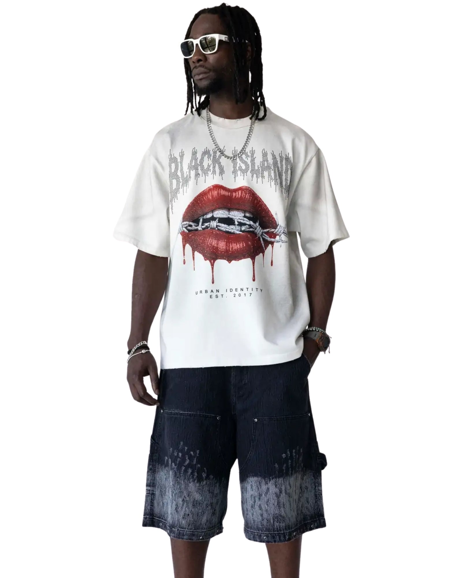 Black Island T-Shirt 2062-WHITE