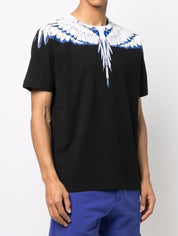 Marcelo Burlon T-Shirt CMAA018C99JER001 - SanShopLuxury - Abbigliamento, Autunno/Inverno, Bianco, Bianco-Nero, Carry Over, Continuativo, Idoneo, Khaki, L, M, Marcelo Burlon, Nero, Nero-Blu, New, Primavera/Estate, S, T-Shirt, Uomo, Verde, XL, XXL