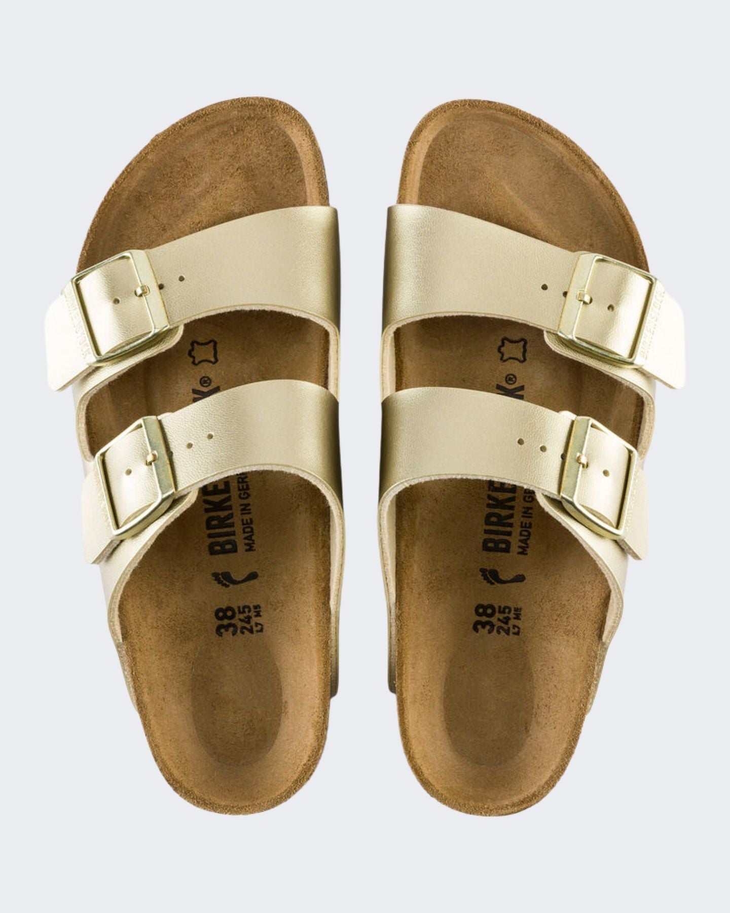 Birkenstock Sandali 1016111 - SanShopLuxury - 1016111, 36, 37, 38, 39, 40, Birkenstock, Calzature, Carry Over, Donna, New, Oro, Primavera/Estate, Sandali, Stellato