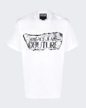 Versace Jeans Couture T-Shirt 76GAHE03/CJ00E003 - SanShopLuxury - 2024, Abbigliamento, Bianco, Idoneo, L, M, Outlet, Primavera/Estate, S, SS24, T-Shirt, Uomo, Versace Jeans Couture, XL