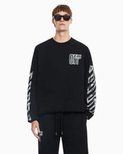 Off-White Felpa OMBA054F26FLE007001