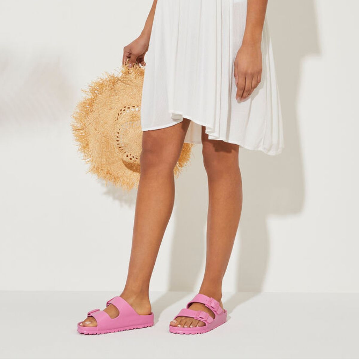 Birkenstock Sandali 1024658 - SanShopLuxury - 37, 39, Beachwear, Birkenstock, Calzature, Carry Over, Donna, Gomma, New, Primavera/Estate, Rosa, Sandali, Stellato, Ultimo