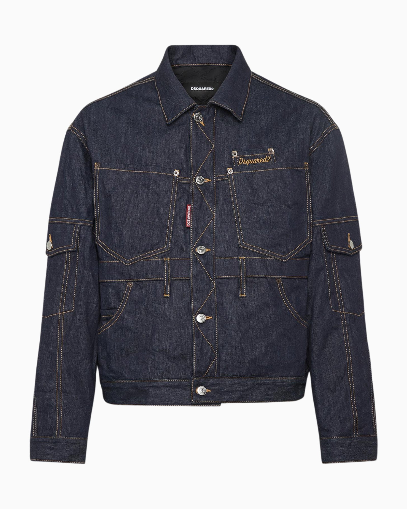 Inverno, Blu, Dsquared2, FW25, Giubbino, Idoneo, New, Uomo