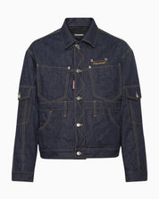 Dsquared2 Giubbino S71AN0627/D30011470 - SanShopLuxury - 2025, 46, 48, 50, Abbigliamento, Autunno/Inverno, Blu, Dsquared2, FW25, Giubbino, Idoneo, New, Uomo