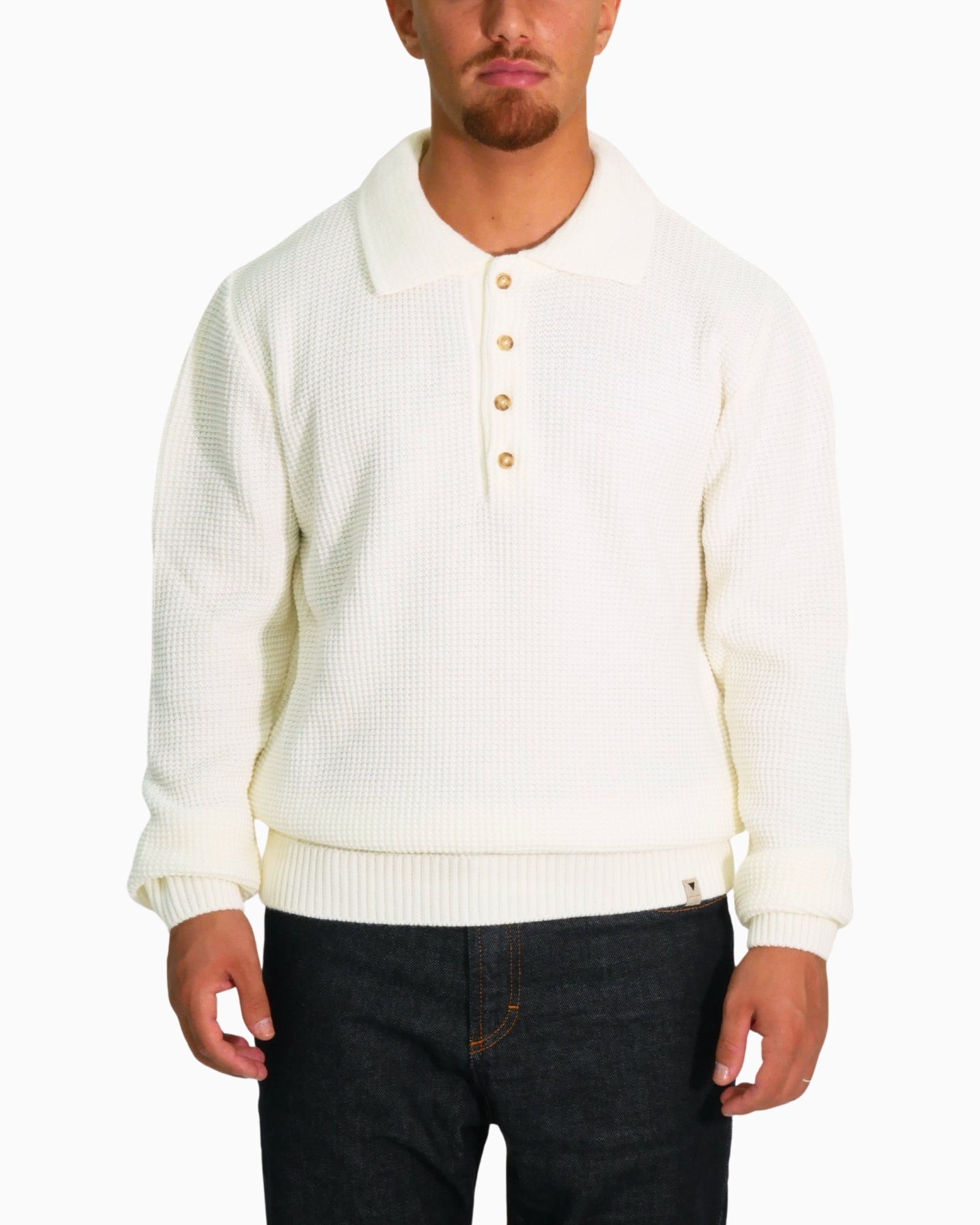 Inverno, FW25, Idoneo, L, M, Maglieria, New, Panna, Uomo, Why Not Brand, XL, XXL