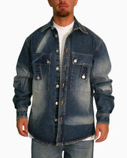 Donotconform Camicia SHIRT6010 - SanShopLuxury - 2025, Abbigliamento, Autunno/Inverno, Blu, Camicia, Donotconform, FW25, Idoneo, L, M, New, S, Uomo, XL