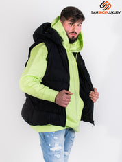 Adidas Y-3 Felpa HB3446 - SanShopLuxury - -50%, 2021, Abbigliamento, Adidas Y-3, Autunno/Inverno, Con Cappuccio, Felpa, FW21, Giallo Fluo, L, Outlet, Uomo, Verde, XL