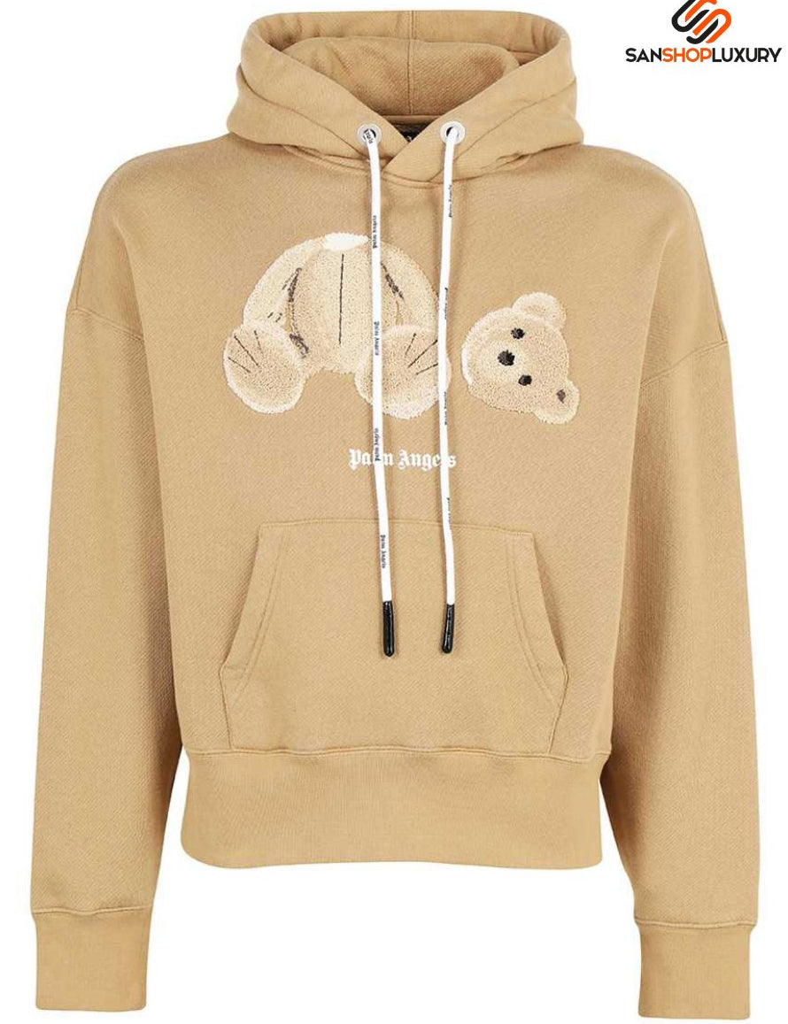 Inverno, Beige, Carry Over, Con Cappuccio, Felpa, Idoneo, L, M, Marrone, Nero, Outlet, Palm Angels, Uomo, XL